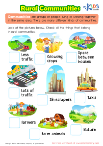 Goods and Services Worksheet: Free Printable PDF for Kids